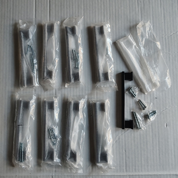 Amerdeco 9 Pack Oil Rubbed Bronze Cabinet Drawer Pulls 5 Inch/128mm Hole Center - Picture 1 of 14